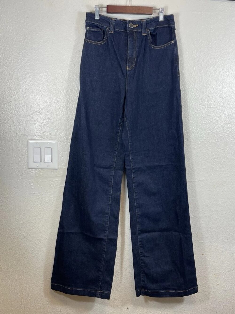 Vintage Emporio Armani Women's Jeans Flare Blue Denim Size 29x33